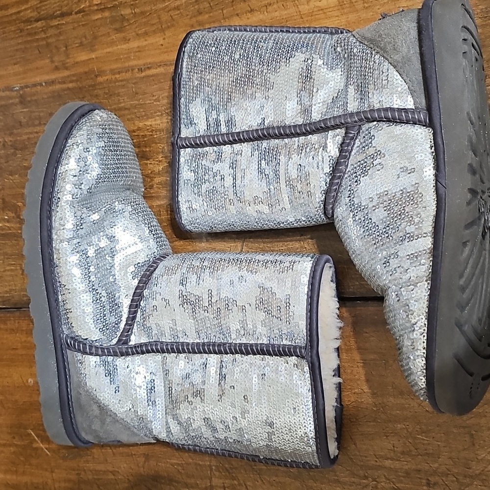 Ugg Silver Sequence Boots - image 2